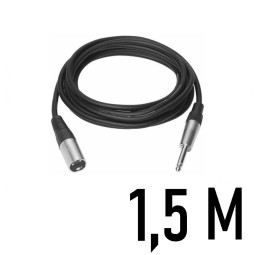 Location "Câble XLR Mâle vers Jack 6.3mm  - 1.5 Metres"