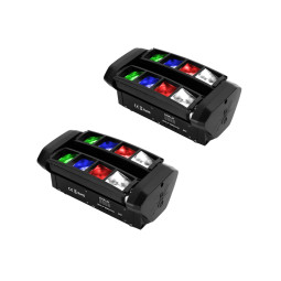 Location "Pack lumière 7 - Deux Mini Spider RGBW 8x3W"