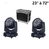Location "Pack lumière 9 - Deux Lyre Wash 19 x 15W ZOOM" | MUSIC EVENTS CONCEPT