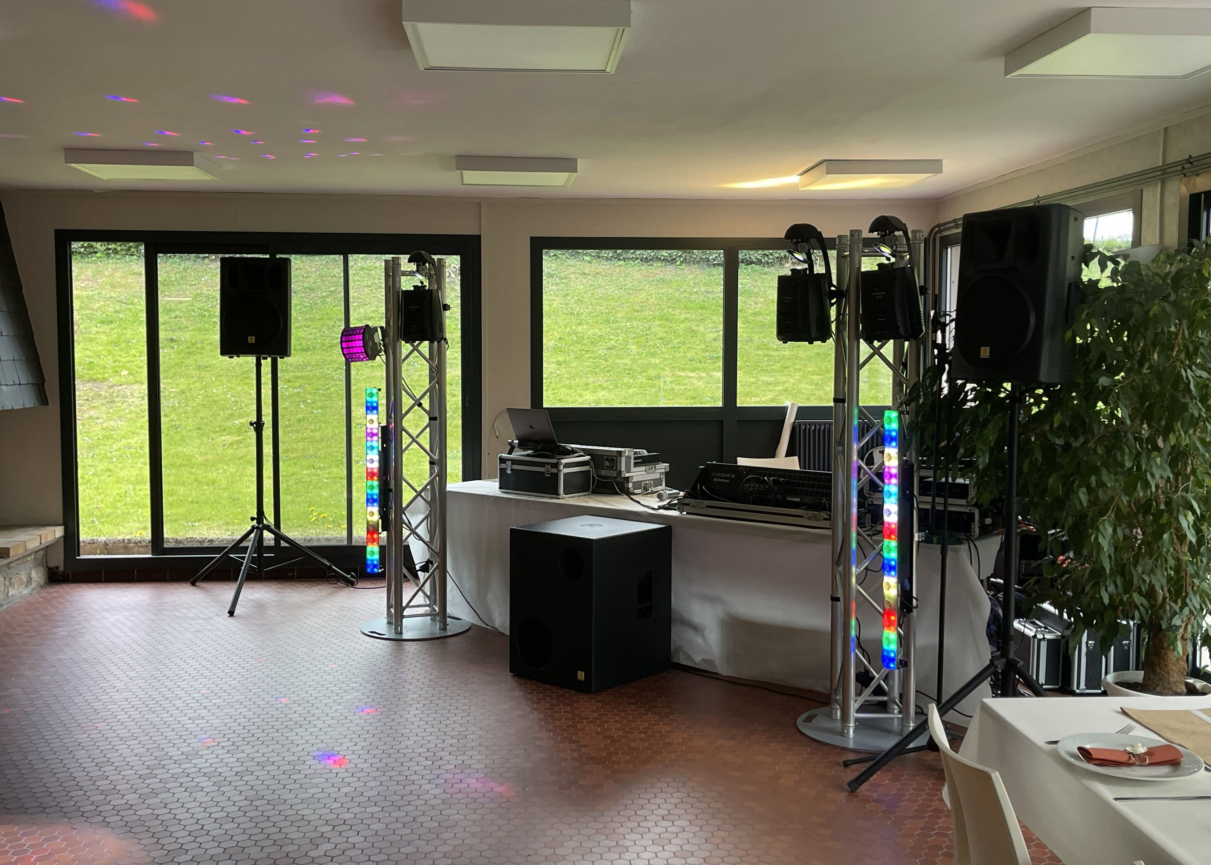 Sonorisation et mise en lumière de soirée privée