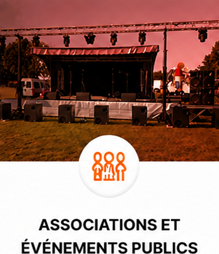 association et événements publics
